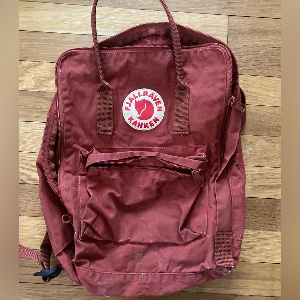 Fjallraven Kanken Backpack in Red